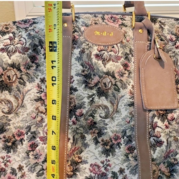 COPY - Vintage Luxury French Luggage Duffle Travel Bag - Picture 11 of 13